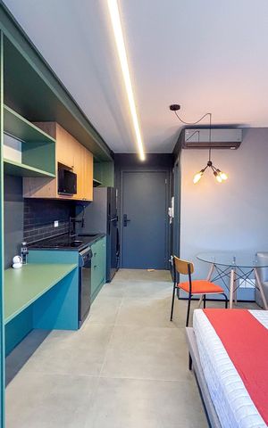 Studio para alugar com 24m², 1 quarto e sem vaga Studio para alugar com 24m², 1 quarto e sem vagaStudio