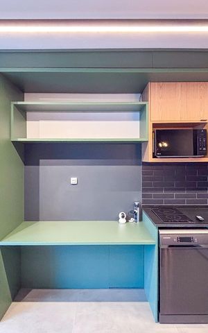 Studio para alugar com 24m², 1 quarto e sem vaga Studio para alugar com 24m², 1 quarto e sem vagaStudio