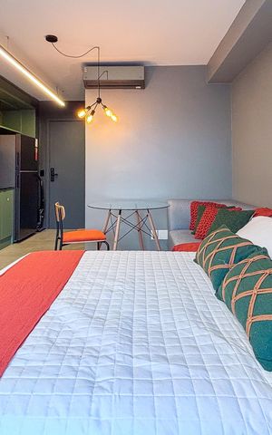 Studio para alugar com 24m², 1 quarto e sem vaga Studio para alugar com 24m², 1 quarto e sem vagaStudio