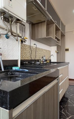 Apartamento para alugar com 48m², 2 quartos e 1 vaga Apartamento para alugar com 48m², 2 quartos e 1 vagaCozinha e Área de Serviço