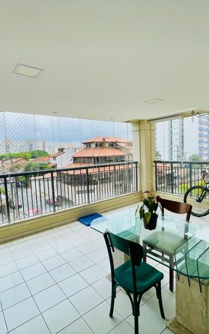 Apartamento para alugar com 135m², 3 quartos e 2 vagasVaranda gourmet