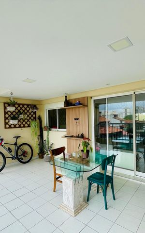 Apartamento para alugar com 135m², 3 quartos e 2 vagasVaranda gourmet