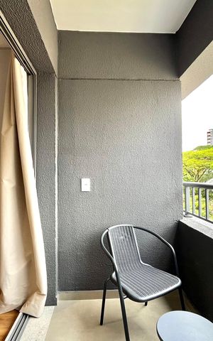 Studio à venda com 24m², 1 quarto e sem vaga Studio à venda com 24m², 1 quarto e sem vagaVaranda Studio