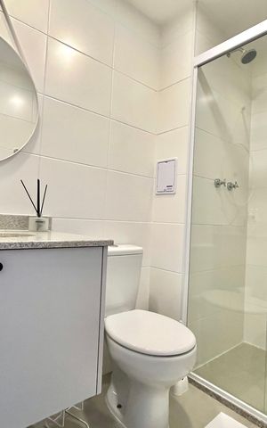 Studio à venda com 24m², 1 quarto e sem vaga Studio à venda com 24m², 1 quarto e sem vagaBanheiro