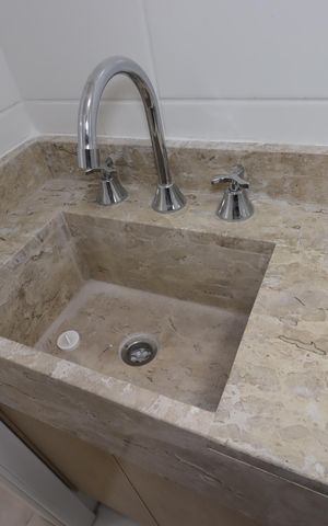 Apartamento para alugar com 51m², 2 quartos e 1 vagaBanheiro da Suíte - Pia
