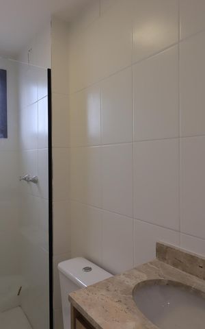 Apartamento para alugar com 51m², 2 quartos e 1 vagaBanheiro Social