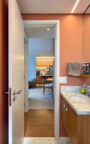Apartamento para alugar com 69m², 2 quartos e 1 vaga Apartamento para alugar com 69m², 2 quartos e 1 vagaBanheiro Social