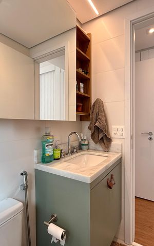 Apartamento para alugar com 69m², 2 quartos e 1 vaga Apartamento para alugar com 69m², 2 quartos e 1 vagaBanheiro Suíte