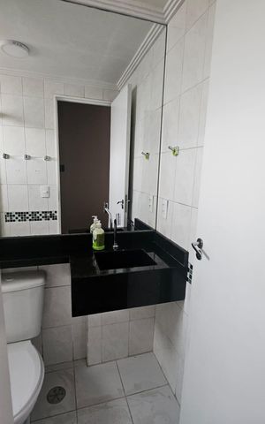 Apartamento para alugar com 48m², 2 quartos e 1 vaga Apartamento para alugar com 48m², 2 quartos e 1 vagaBanheiro