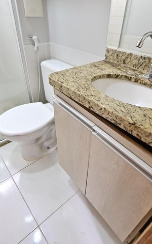 Apartamento para alugar com 80m², 2 quartos e 1 vaga Apartamento para alugar com 80m², 2 quartos e 1 vagaBanheiro Social
