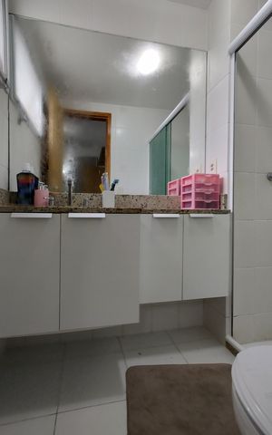 Apartamento à venda com 84m², 3 quartos e 1 vagaBanheiro da Suíte 1