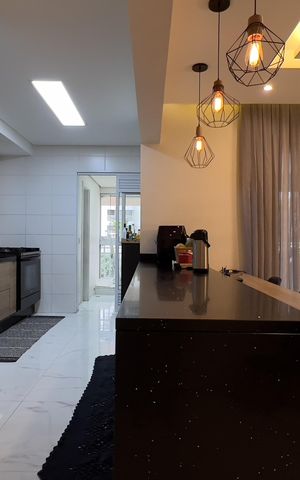 Apartamento à venda com 116m², 3 quartos e 2 vagasCozinha e Área de Serviço
