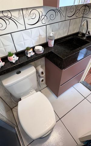 Apartamento à venda com 96m², 2 quartos e 1 vaga Apartamento à venda com 96m², 2 quartos e 1 vagaBanheiro