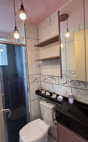 Apartamento à venda com 96m², 2 quartos e 1 vaga Apartamento à venda com 96m², 2 quartos e 1 vagaBanheiro