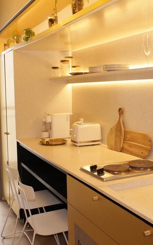 Studio à venda com 22m², 1 quarto e sem vagaCozinha