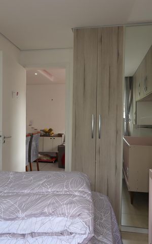 Apartamento à venda com 50m², 2 quartos e 1 vagaQuarto 2