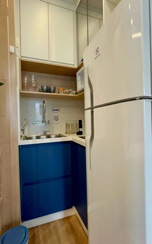 Studio à venda com 40m², 1 quarto e 1 vagaCozinha