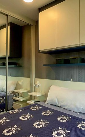 Studio à venda com 40m², 1 quarto e 1 vagaQuarto