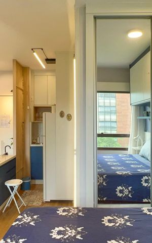 Studio à venda com 40m², 1 quarto e 1 vagaQuarto