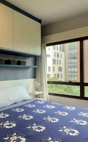 Studio à venda com 40m², 1 quarto e 1 vagaQuarto