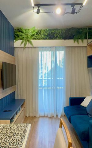 Studio à venda com 40m², 1 quarto e 1 vagaSala