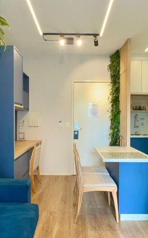 Studio à venda com 40m², 1 quarto e 1 vagaSala