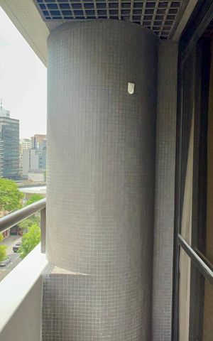 Studio à venda com 40m², 1 quarto e 1 vagaVaranda