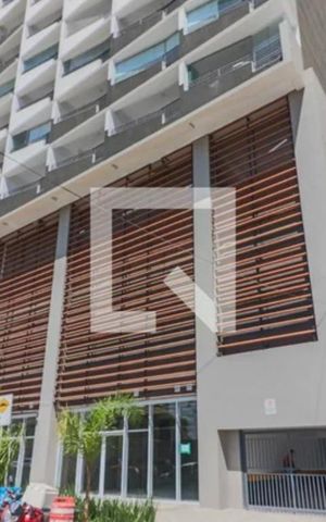 Apartamento para alugar com 31m², 1 quarto e 1 vaga Apartamento para alugar com 31m², 1 quarto e 1 vagaFachada e portaria