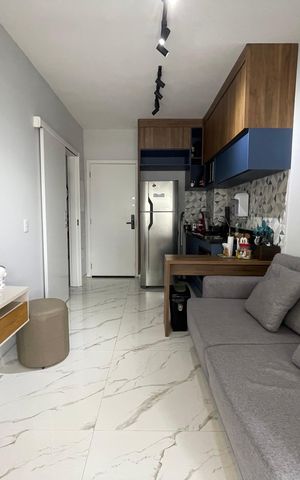 Apartamento para alugar com 31m², 1 quarto e 1 vaga Apartamento para alugar com 31m², 1 quarto e 1 vagaSala