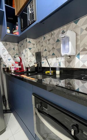 Apartamento para alugar com 31m², 1 quarto e 1 vaga Apartamento para alugar com 31m², 1 quarto e 1 vagaCozinha