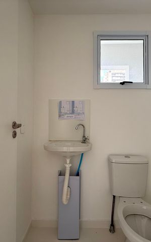 Apartamento à venda com 27m², 1 quarto e sem vaga Apartamento à venda com 27m², 1 quarto e sem vagaBanheiro