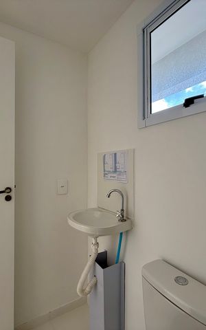Apartamento à venda com 27m², 1 quarto e sem vaga Apartamento à venda com 27m², 1 quarto e sem vagaBanheiro