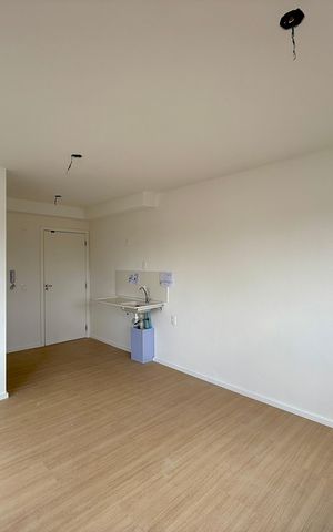 Apartamento à venda com 27m², 1 quarto e sem vaga Apartamento à venda com 27m², 1 quarto e sem vagaSala/Quarto