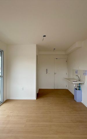 Apartamento à venda com 27m², 1 quarto e sem vaga Apartamento à venda com 27m², 1 quarto e sem vagaSala/Quarto