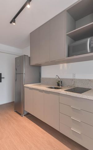 Studio para alugar com 37m², 1 quarto e sem vagaCozinha
