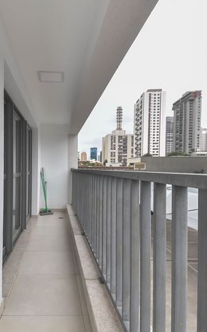 Studio para alugar com 37m², 1 quarto e sem vagaVaranda