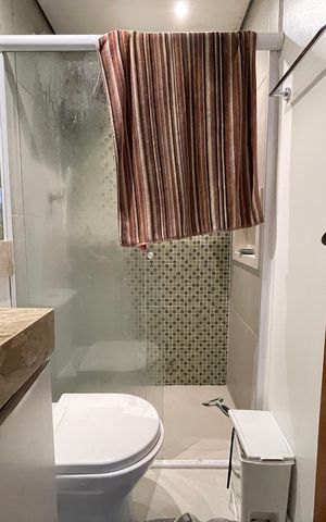 Apartamento à venda com 64m², 3 quartos e 1 vaga Apartamento à venda com 64m², 3 quartos e 1 vagaBanheiro