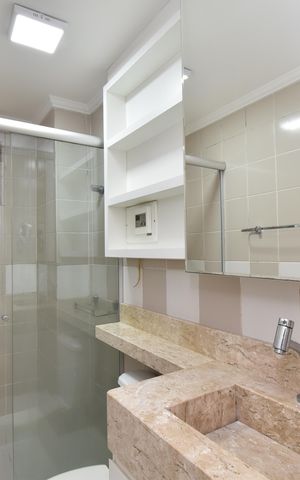 Apartamento para alugar com 89m², 2 quartos e 2 vagasBanheiro da Suíte