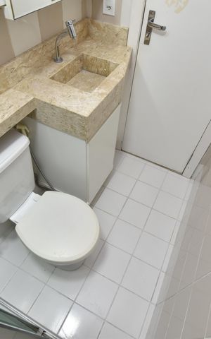 Apartamento para alugar com 89m², 2 quartos e 2 vagasBanheiro da Suíte