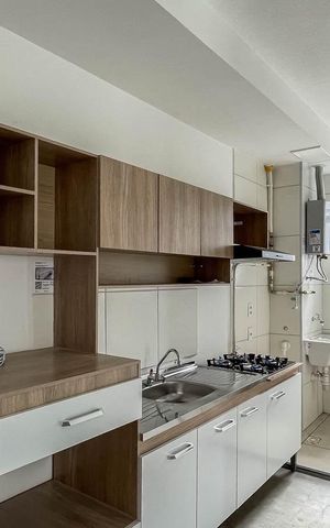 Apartamento à venda com 54m², 2 quartos e 1 vagaCozinha