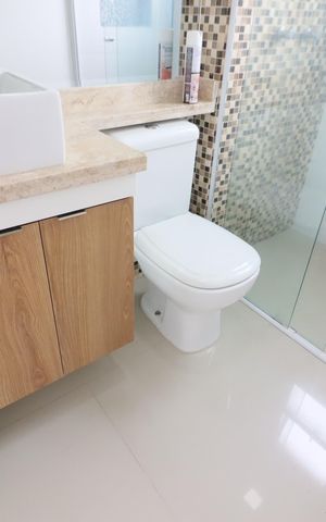 Apartamento para alugar com 57m², 2 quartos e 1 vagaBanheiro da Suíte 1