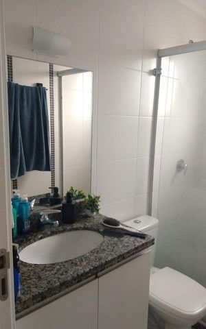 Apartamento para alugar com 65m², 2 quartos e 1 vaga Apartamento para alugar com 65m², 2 quartos e 1 vagaBanheiro 2