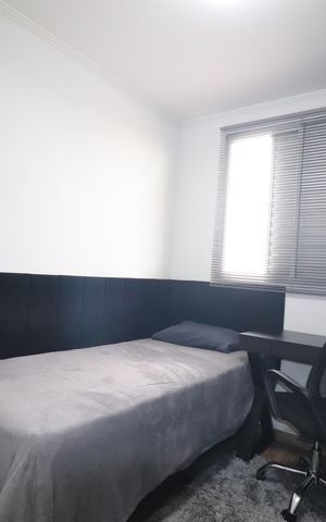 Apartamento à venda com 137m², 3 quartos e 2 vagasQuarto 3