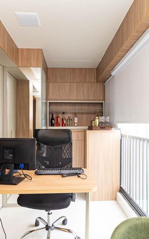 Apartamento à venda com 42m², 1 quarto e 1 vaga Apartamento à venda com 42m², 1 quarto e 1 vagaVaranda