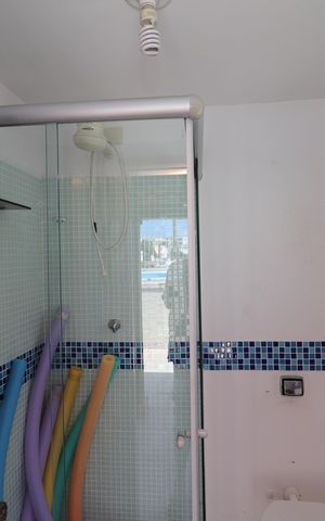Apartamento para alugar com 288m², 4 quartos e 2 vagasBanheiro da área externa