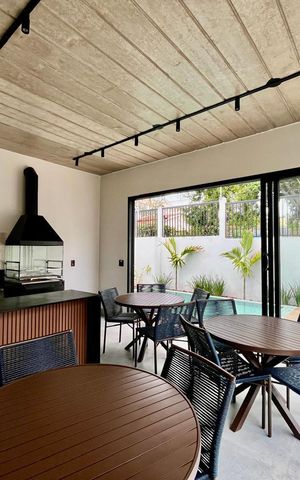 Casa de condomínio à venda com 158m², 4 quartos e 2 vagas Casa de condomínio à venda com 158m², 4 quartos e 2 vagasÁrea comum - Churrasqueira