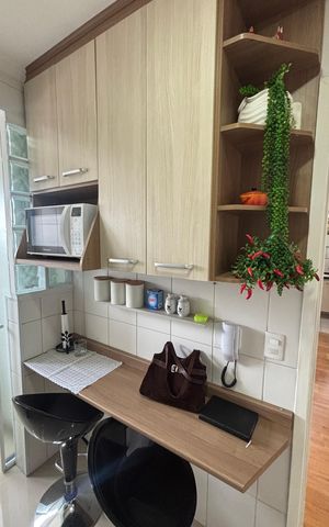 Apartamento à venda com 75m², 3 quartos e 2 vagasCozinha