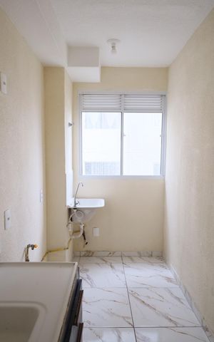 Apartamento para alugar com 39m², 2 quartos e 1 vagaCozinha e Área de Serviço