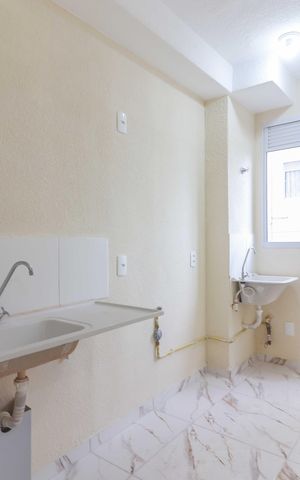 Apartamento para alugar com 39m², 2 quartos e 1 vaga Apartamento para alugar com 39m², 2 quartos e 1 vagaCozinha e Área de Serviço