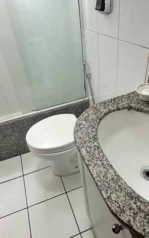 Apartamento à venda com 120m², 4 quartos e 3 vagasBanheiro da Suíte